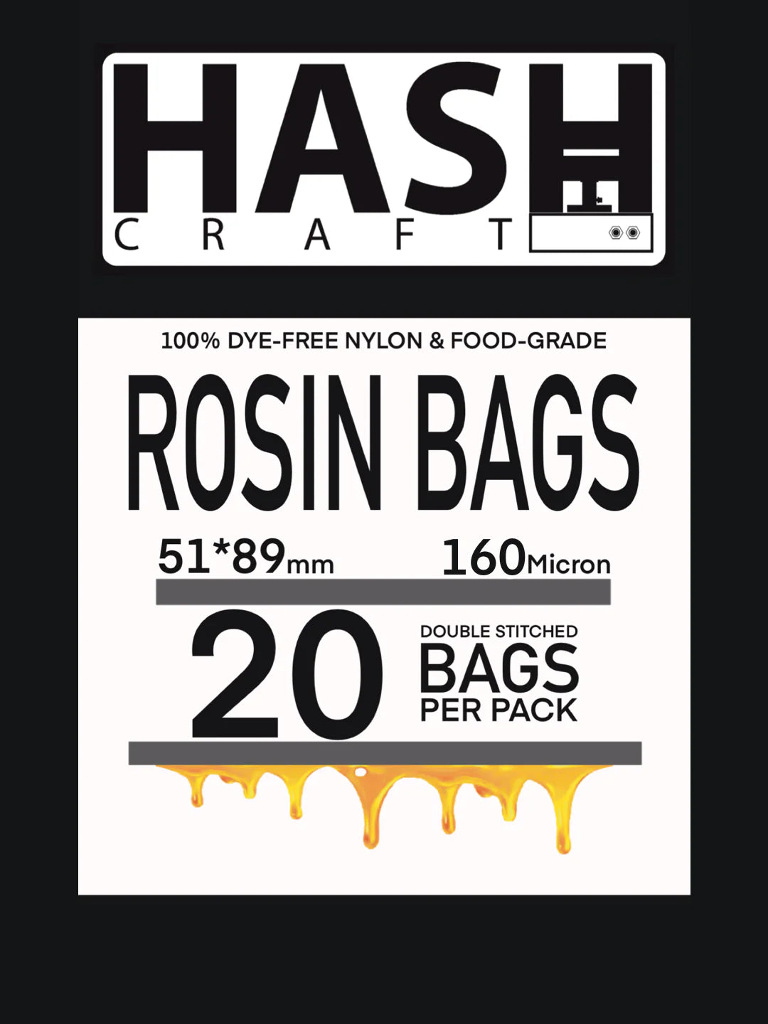 HashCraft Rosin Bags 160 Micron