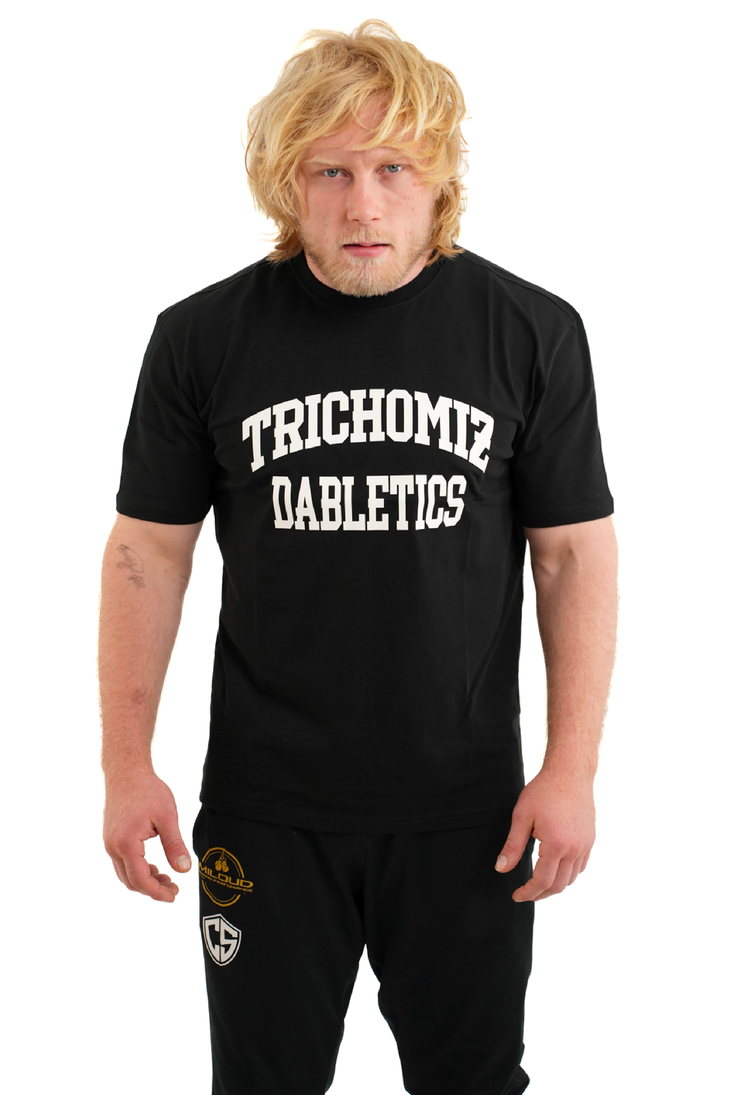 Dabletics gebogener Rubber-Print Schwarz (First Batch)