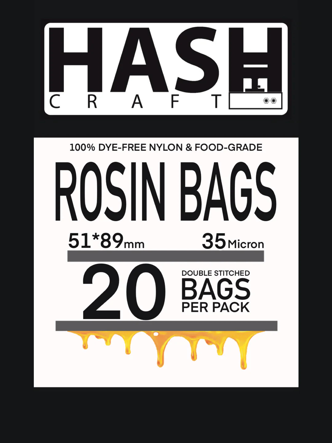 HashCraft Rosin Bags 35 Micron