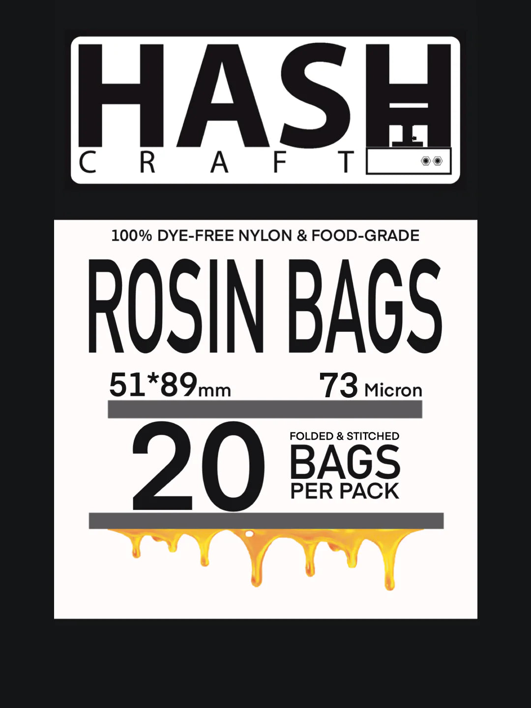 HashCraft Rosin Bags 73 Micron