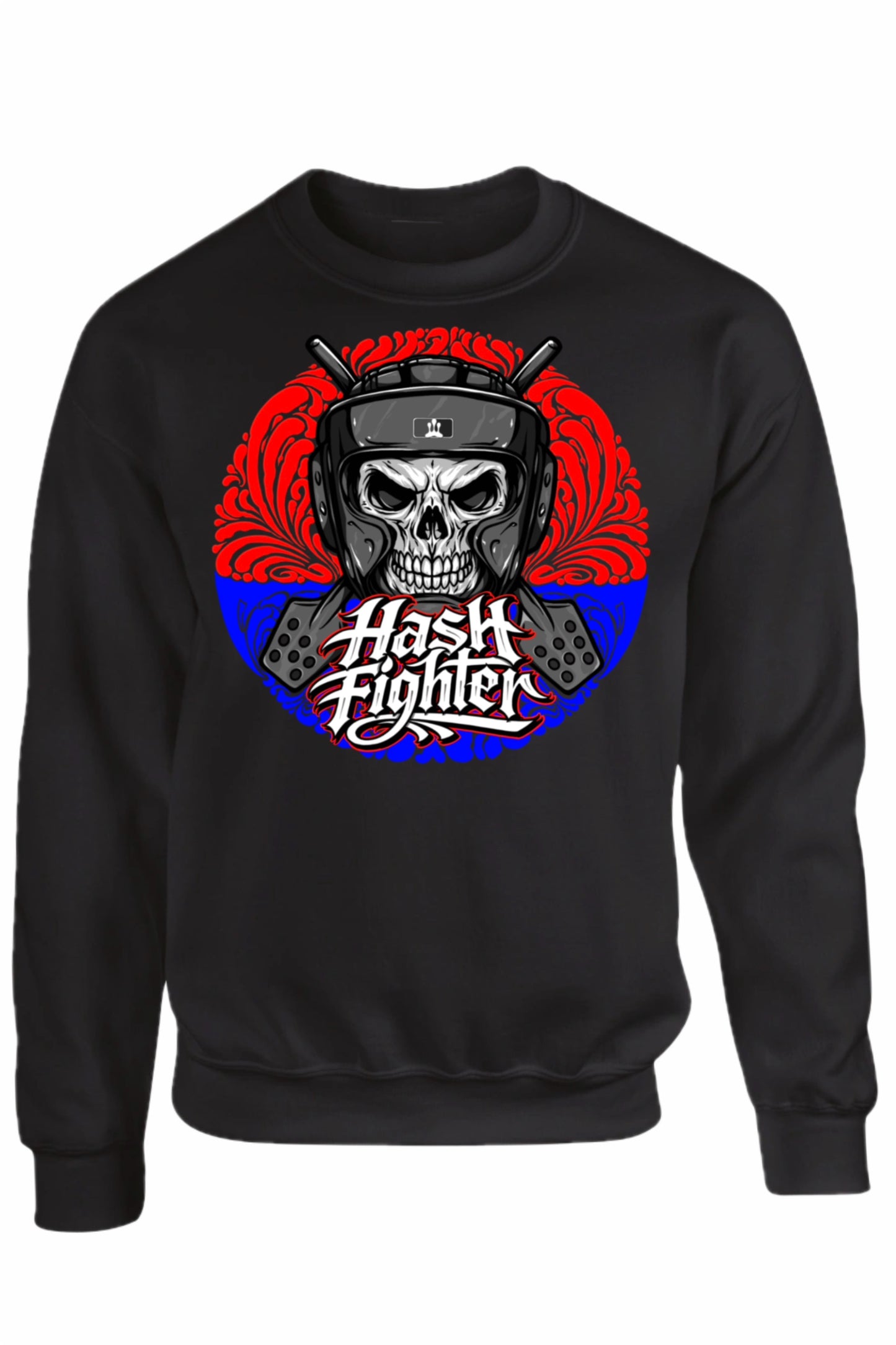 Trichomiz Hash Fighter Crewneck Schwarz