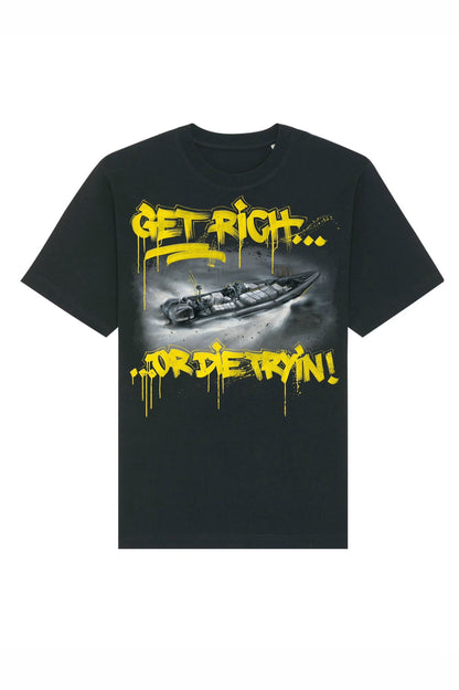 "Get Rich or Die Tryin" Shirt By TRACK x TRICHOMIZ