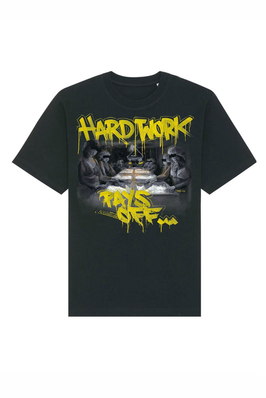 "Hard Work Pays Off" Shirt By TRACK x TRICHOMIZ