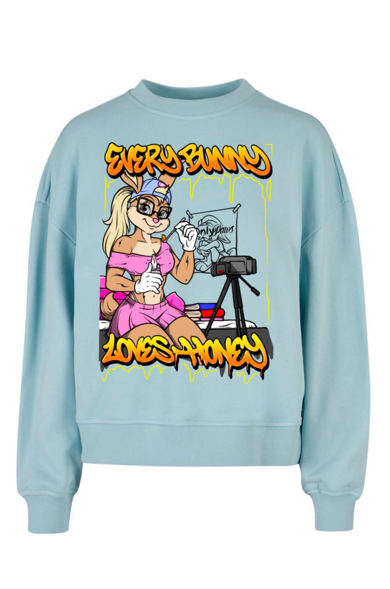 Trichomiz Bunny Honey Crewneck