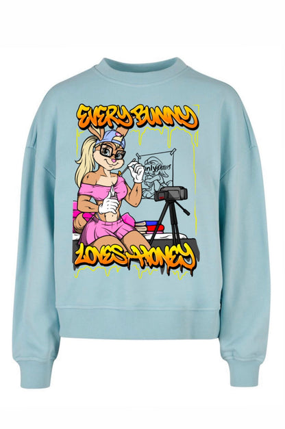 Trichomiz Bunny Honey Crewneck