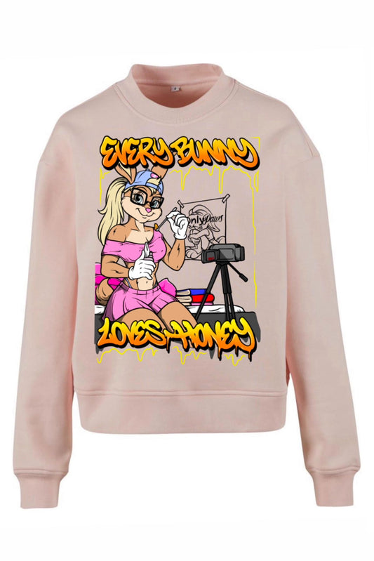 Trichomiz Bunny Honey Crewneck