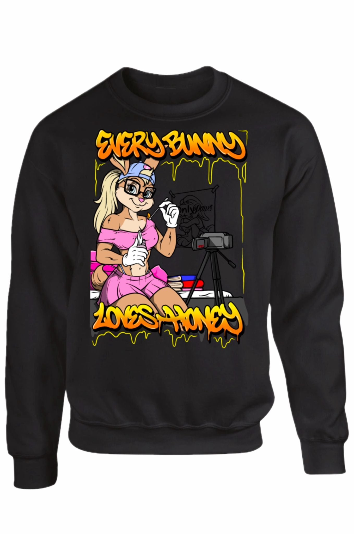 Trichomiz Bunny Honey Crewneck